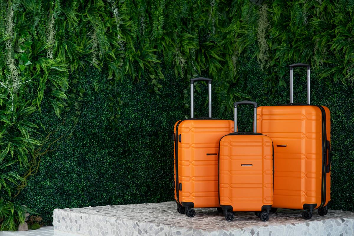 jetsetter tough luggage with reinforced corners and multi-layer shell
